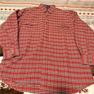 Lucchese Classic Red Plaid Men's Shirt